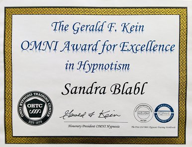 OMNI Ausbilderin Sandra Blabl Gerald Kein Award